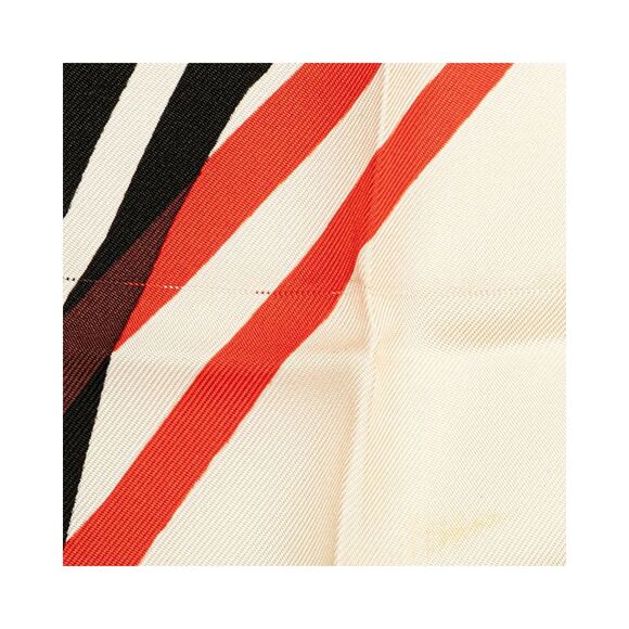 Pre Loved Hermes Silk Canvas Scarf with Multicolor Design - Picture 6 of 6